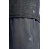 Gaiam Men’s Power Long Sleeve Crewneck Top, Standard Fit, Stretch Heavyweight Fleece Material(Black Heather)
