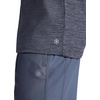 Gaiam Men’s Power Long Sleeve Crewneck Top, Standard Fit, Stretch Heavyweight Fleece Material(Ebony Heather)