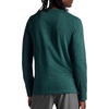 Gaiam Men’s Power Long Sleeve Crewneck Top, Standard Fit, Stretch Heavyweight Fleece Material(Pine Grove Heather)