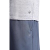 Gaiam Men’s Power Long Sleeve Crewneck Top, Standard Fit, Stretch Heavyweight Fleece Material(Sleet Heather)