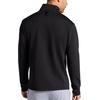 Gaiam Men’s Recovery Long Sleeve Quarter-Zip, Standard Fit, Midweight Breathable Material(Black)