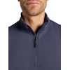 Gaiam Men’s Recovery Long Sleeve Quarter-Zip, Standard Fit, Midweight Breathable Material(Cool Grey)
