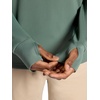 Gaiam Men’s Recovery Long Sleeve Quarter-Zip, Standard Fit, Midweight Breathable Material(Duck Green)