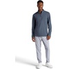 Gaiam Men’s Reform Long Sleeve Quarter-zip, Standard Fit, Stretch Midweight Material(Cool Grey)