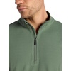 Gaiam Men’s Reform Long Sleeve Quarter-zip, Standard Fit, Stretch Midweight Material(Duck Green)
