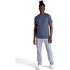 Gaiam Men’s Restorative Pant, 31” Inseam, Stretch Midweight Material(Sleet Heather)