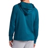 Gaiam Men’s Serenity Flow Long Sleeve Cowl Neck Quarter-zip Hoodie, Standard Fit, Stretch Midweight Material(Submerged Heather)