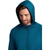 Gaiam Men’s Serenity Flow Long Sleeve Cowl Neck Quarter-zip Hoodie, Standard Fit, Stretch Midweight Material(Submerged Heather)