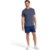 Gaiam Men’s Stretch Tech T-Shirt, Standard Fit, Stretch Midweight Performance Material(Cool Grey)