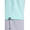 Gaiam Men’s Stretch Tech T-Shirt, Standard Fit, Stretch Midweight Performance Material(Pastel Turq)