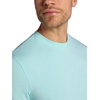 Gaiam Men’s Stretch Tech T-Shirt, Standard Fit, Stretch Midweight Performance Material(Pastel Turq)