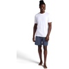 Gaiam Men’s Stretch Tech T-Shirt, Standard Fit, Stretch Midweight Performance Material(Stark White)