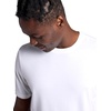 Gaiam Men’s Stretch Tech T-Shirt, Standard Fit, Stretch Midweight Performance Material(Stark White)