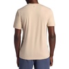 Gaiam Men’s Stretch Tech T-Shirt, Standard Fit, Stretch Midweight Performance Material(White Pepper)