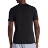Gaiam Men’s Stretch Tech T-Shirt with Pocket, Standard Fit, Stretch Midweight Material(Black)
