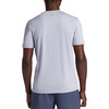 Gaiam Men’s Stretch Tech T-Shirt with Pocket, Standard Fit, Stretch Midweight Material(Sleet)