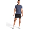 Gaiam Men’s Upside 5” Short, Standard Fit, Stretch Lightweight Material, Moisture-Wicking(Black)