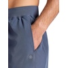 Gaiam Men’s Upside 5” Short, Standard Fit, Stretch Lightweight Material, Moisture-Wicking(Cool Grey)