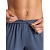 Gaiam Men’s Upside 5” Short, Standard Fit, Stretch Lightweight Material, Moisture-Wicking(Cool Grey)