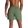Gaiam Men’s Upside 5” Short, Standard Fit, Stretch Lightweight Material, Moisture-Wicking(Duck Green)