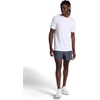 Gaiam Men’s Veda 5” Short with Brief, Standard Fit, Stretch Lightweight Material(Cool Grey)