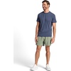 Gaiam Men’s Veda 5” Short with Brief, Standard Fit, Stretch Lightweight Material(Sea Spray)