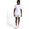 Gaiam Men’s Veda Short, Standard Fit, Stretch Lightweight Material, Moisture-Wicking(Dusty Green – 5″ Inseam)