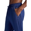 Gaiam Men’s Zen Flex Jogger, Standard Fit, 30” Inseam, Stretch Midweight Material(Medieval Blue)
