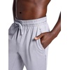Gaiam Men’s Zen Flex Jogger, Standard Fit, 30” Inseam, Stretch Midweight Material(Sleet Heather)