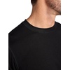 Gaiam Men’s Zen Vent Short Sleeve Crewneck T-Shirt, Standard Fit, Stretch Midweight Material(Black)