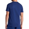 Gaiam Men’s Zen Vent Short Sleeve Crewneck T-Shirt, Standard Fit, Stretch Midweight Material(Medieval Blue)