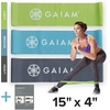 Gaiam Restore Loop Band Kit,Set of 3, Light, Medium,Heavy Lower Body Loop Resistance Bands for Legs and Booty Exercises & Workouts,15″x 4″Bands(15″ x 4″ Bands)