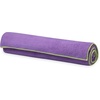 Gaiam Stay-Put Yoga Mat Towel, Non-Slip, Corner Pockets | Corner Pocket Anchors | Microfiber Non-Slip | Quick-Dry | Hot Yoga, Bikram & Pilates | Mat-Sized(Purple)