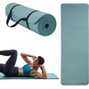 Gaiam Thick Yoga Mat, Exercise & Fitness Mat with Easy-Cinch Carrying Strap | Non-Slip NBR Foam | Joint Cushioning | Yoga, Pilates, Fitness & Floor Workouts | 72″L x 24″W(Balsam)
