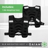 Gaiam Weighted Vest for Women and Men, Adjustable Weighted Workout Vest for Walking, Running, Strength Training(Basic)