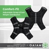 Gaiam Weighted Vest for Women and Men, Adjustable Weighted Workout Vest for Walking, Running, Strength Training(CoreFlex)
