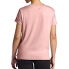 Gaiam Women’s Align Marled T-Shirt, Relaxed Fit, Stretch Midweight Heathered Material, High-Low Hem(Candlelight Peach Heather)