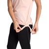 Gaiam Women’s Burnout Tie Crewneck T-Shirt with Adjustable Hem, Relaxed Fit, Lightweight Breathable Material(Peach Melba)