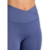 Gaiam Women’s Crossover Waistband Flared Bottom Yoga Pant, Slim Fit, 31” Inseam, Moisture-Wicking(Blue Indigo)