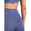 Gaiam Women’s Crossover Waistband Flared Bottom Yoga Pant, Slim Fit, 31” Inseam, Moisture-Wicking(Blue Indigo)