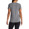 Gaiam Women’s Everyday Performance Crewneck T-Shirt, Slim Fit, Stretch Lightweight Material, Moisture-Wicking(Black Heather (Tap Shoe))
