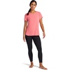 Gaiam Women’s Everyday Performance Crewneck T-Shirt, Slim Fit, Stretch Lightweight Material, Moisture-Wicking(Hibiscus Heather)