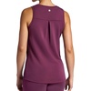 Gaiam Women’s Hudson Scoop Neck Tank Top, Relaxed Fit, Stretch Midweight Material, High-Low Hem(Mauve Wine)