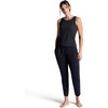 Gaiam Women’s Hudson Straight Pant, Relaxed Fit, 28.5” Inseam, Stretch Midweight Material(Black (Tap Shoe))