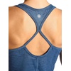 Gaiam Women’s Jenna Marled Scoopneck Tank Top, Relaxed Fit, Stretch Lightweight Material(Moonlit Ocean Heather)
