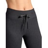 Gaiam Women’s Marled High-Rise Flare Pant, Slim Fit, 31.5” Inseam, Stretch Midweight Heathered Material(Black Heather (Tap Shoe))