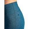 Gaiam Women’s Marled High-Rise Flare Pant, Slim Fit, 31.5” Inseam, Stretch Midweight Heathered Material(Reflecting Pond Heather)