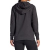 Gaiam Women’s Marled Hooded Jacket, Slim Fit, Stretch Midweight Heathered Material(Black Heather (Tap Shoe))