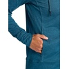 Gaiam Women’s Marled Hooded Jacket, Slim Fit, Stretch Midweight Heathered Material(Reflecting Pond Heather)