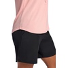Gaiam Women’s Mindful Flower Graphic Crewneck T-Shirt, Relaxed Fit, Stretch Lightweight Material, Curved Hem(Candlelight Peach – Diamond)